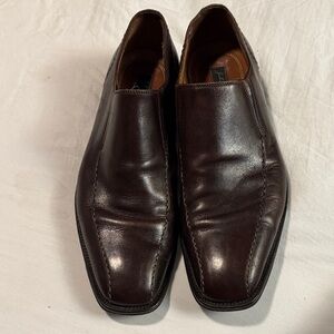 Johnston & Murphy Dark Brown Leather Loafers